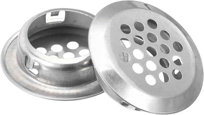 25mm Circular Soffit Vent Round Air Vent Mesh Grille 2 Pack