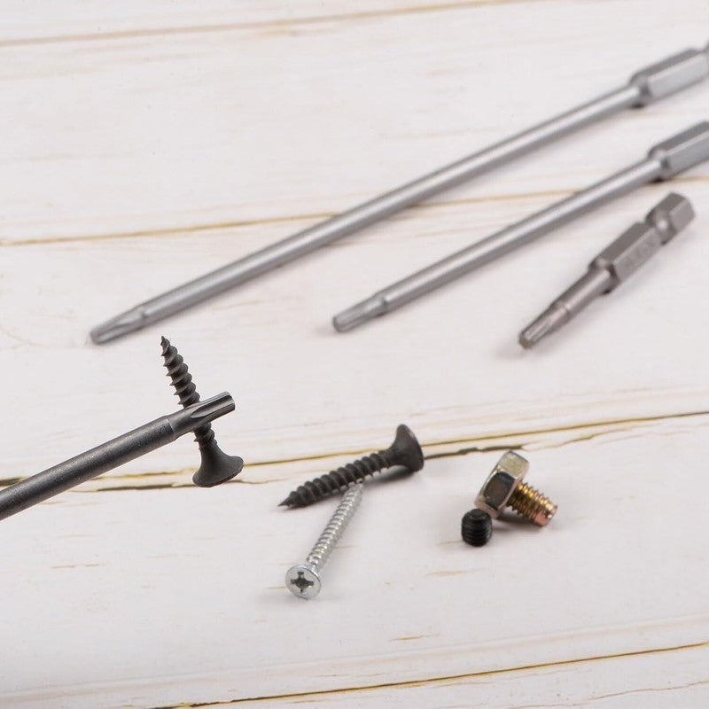 15Pcs T15 Torx Head Screwdriver Bit S2 Steel Magnetic Screw Drive Drill Bit 3''