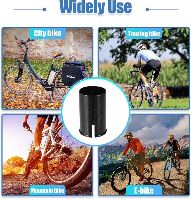 2 Pcs Bicycle Bike Seat Post Tube Adapter Seatpost Reducing Sleeve Adapter