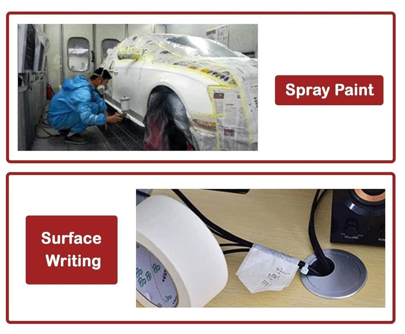 2 Rolls Masking Tape Painting 40Mm X 50M General Purpose Painters Adhesive Decor