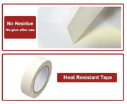2 Rolls Masking Tape Painting 40Mm X 50M General Purpose Painters Adhesive Decor General