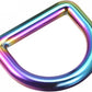 Metal D Ring 0.98'' / 25Mm Zinc Alloy Buckle for Hardware Craft DIY Colorful 6Pcs