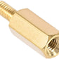 M2.5 X 12Mm 6Mm Male Female Brass Hex PCB Motherboard Spacer Standoff FPV Drone