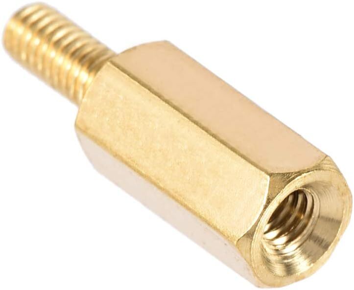 M2.5 X 12Mm 6Mm Male Female Brass Hex PCB Motherboard Spacer Standoff FPV Drone