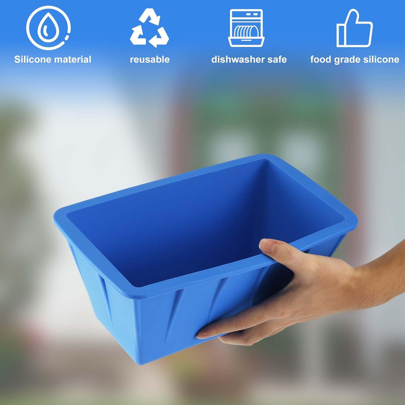 Extra Large Ice Block Dishwasher Safe Silicone Ice Bath Maker Chiller 7lbs 3.2KG