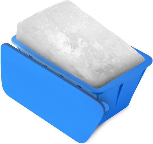 Extra Large Ice Block Dishwasher Safe Silicone Ice Bath Maker Chiller 7lbs 3.2KG