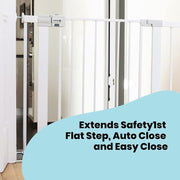 Safety 1st Baby Infant Safety Stair Wall Metal Gate Extension White 7cm Deal For Any Occasion