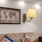 Wall Light Bedside Arm Lamp E14 Socket Fixture Shade Brass Plating 240V