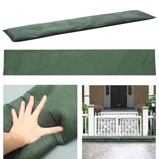 Water Activated Flood Barrier Bags Sandless Sand Bags Flooding 25x120cm 2Pack