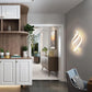 Modern LED Wall Light Indoor 22W Elegant Spiral Lamp Warm White 3000K