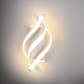 Modern LED Wall Light Indoor 22W Elegant Spiral Lamp Warm White 3000K