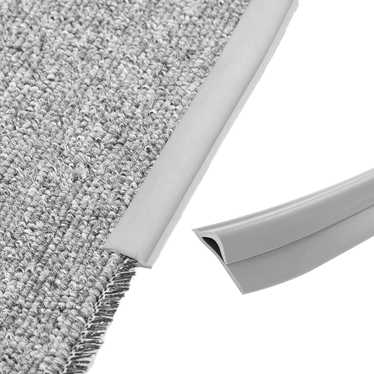 10M Self Adhesive Carpet to Floor Transition Strip Grey Edging Trim Moulding