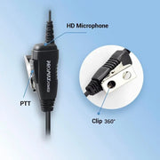 D-Shape Walkie Talkie Earpiece Mic Headset for Kenwood Baofeng UV-5R 777 888S Unbranded