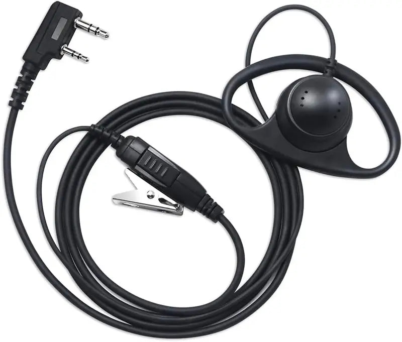 D-Shape Walkie Talkie Earpiece Mic Headset for Kenwood Baofeng UV-5R 777 888S Unbranded