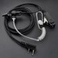 Walkie Talkie Earpiece 2 Pin PTT Mic Headset for Baofeng Kenwood UV-5R 88E