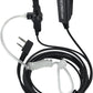 Walkie Talkie Earpiece 2 Pin PTT Mic Headset for Baofeng Kenwood UV-5R 88E