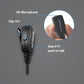 G-Shape Walkie Talkie Earpiece with Mic PTT for Motorola CP040 DP1400 GP88 GP300