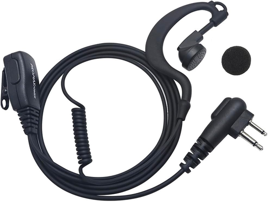 G-Shape Walkie Talkie Earpiece with Mic PTT for Motorola CP040 DP1400 GP88 GP300