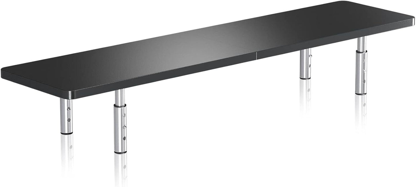 Computer Monitor Stand Metal Riser Laptop Printer PC Desk Adjustable Height