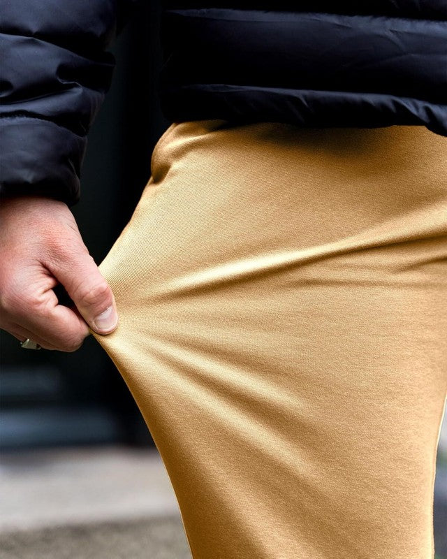 Mens Slim Fit Stretch Trousers Comfortable Work Casual Pants W29/L34