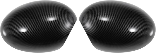 Carbon Fiber Mirror Cover Cap L/R fits Mini Cooper R55 R56 R57 R58 Manual Fold