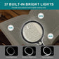 Large LED Magnifying Glass 10X 20X 45X Lighted Handheld for Reading & Coins