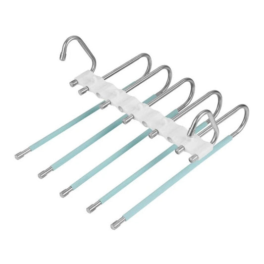 Space Saving Clothes Hangers Non-Slip Pants Rack for Jeans Towels Scarves