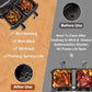 Silicone Liners for Ninja Foodi AF500UK AF500UKCP 10.4L Air Fryer