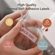 Waterproof Label Tape 15mmx4m Pink DIY Self-Adhesive for Label Printer Unbranded