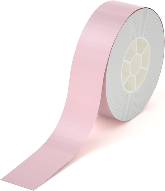 Waterproof Label Tape 15mmx4m Pink DIY Self-Adhesive for Label Printer