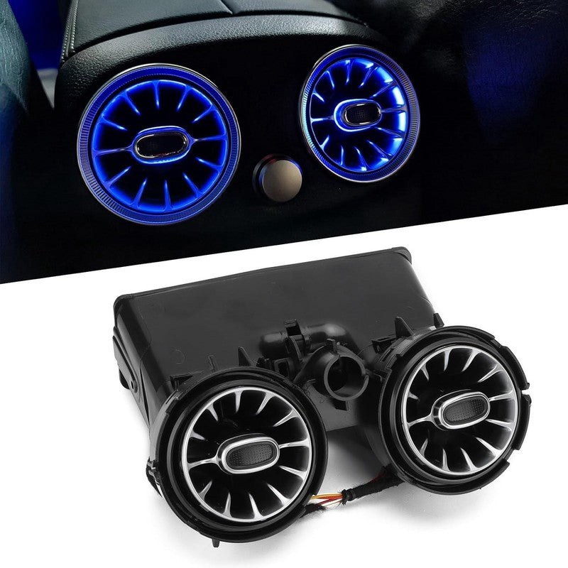 64-Color LED Rear Air Vent Ambient Light Kit for C GLC W205 X253 20192021