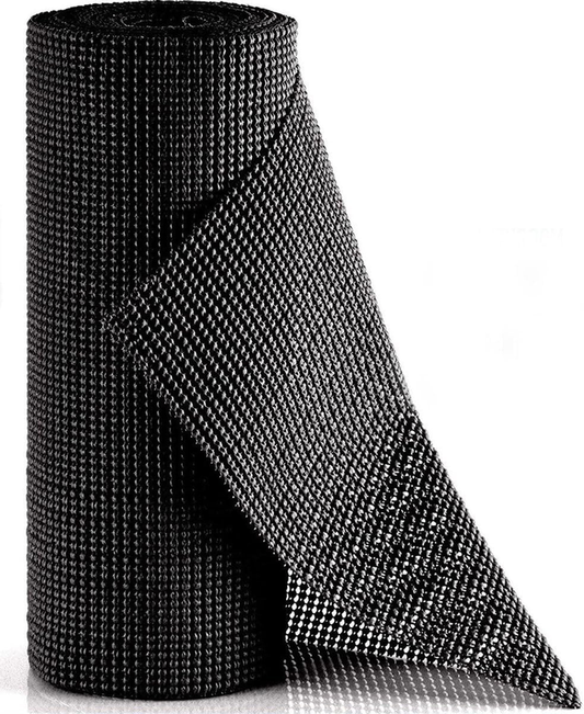 5mx30cm Black Non-Slip Shelf Liner Waterproof Cabinet & Drawer Camping Mat PVC