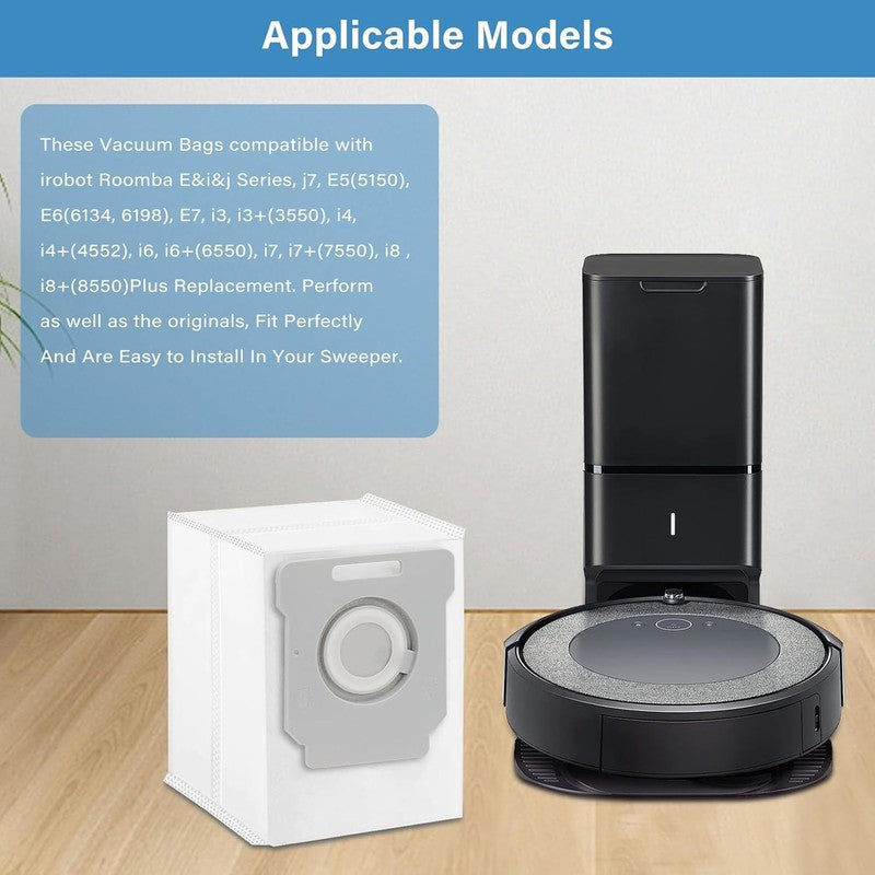 10X Vacuum Bags for Roomba i7+/i3+/s9+/i4+/i6+ Clean Base Auto Disposal