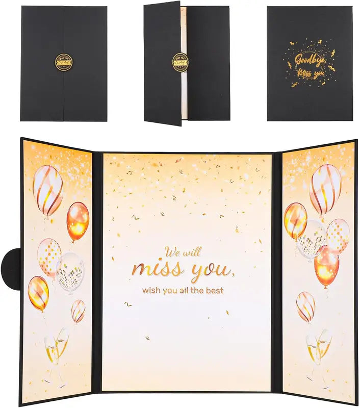 Leaving Guest Book Hardcover Farewell Signing Book Going Away Retirement Gift Unbranded