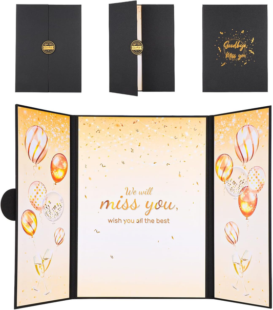 Leaving Guest Book Hardcover Farewell Signing Book Going Away Retirement Gift