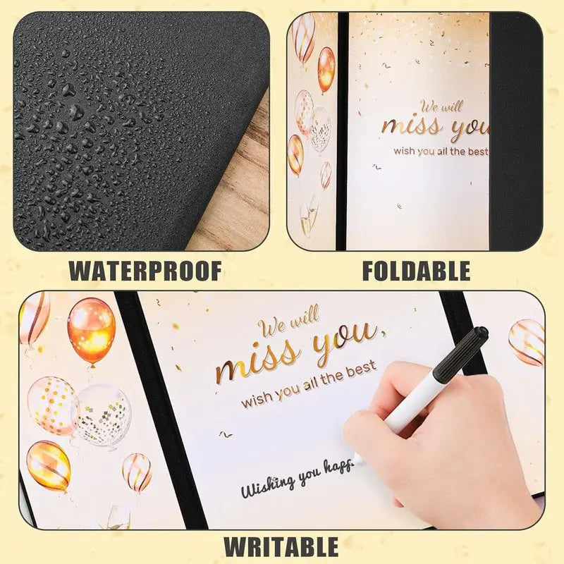 Leaving Guest Book Hardcover Farewell Signing Book Going Away Retirement Gift Unbranded