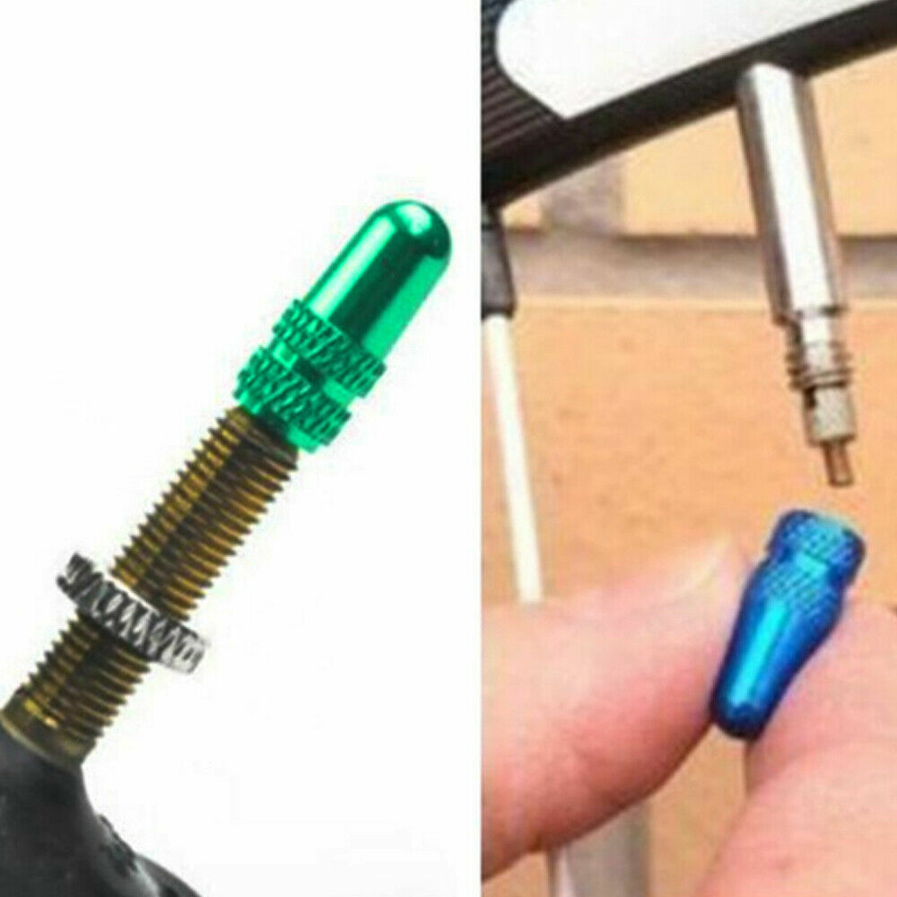 Bike Air Valve Cap Dust Cover Presta Road Mountain Bicycle Cycling 2pcs Durable