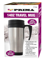 Travel Mug Insulated 0.4l Thermal Flask Cup Hot Cold Drink Coffee Tea Portable Unbranded