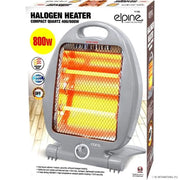 Elpine Halogen Heater 800W Electric Portable Space Room Heating Appliance Grey Elpine