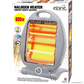 Elpine Halogen Heater 800W Electric Portable Space Room Heating Appliance Grey