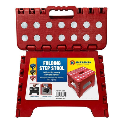 Heavy Duty Folding Step Stool Multi-Purpose Strong & Sturdy Kitchen Bath Toilet