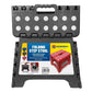 Heavy Duty Folding Step Stool Multi-Purpose Strong & Sturdy Kitchen Bath Toilet