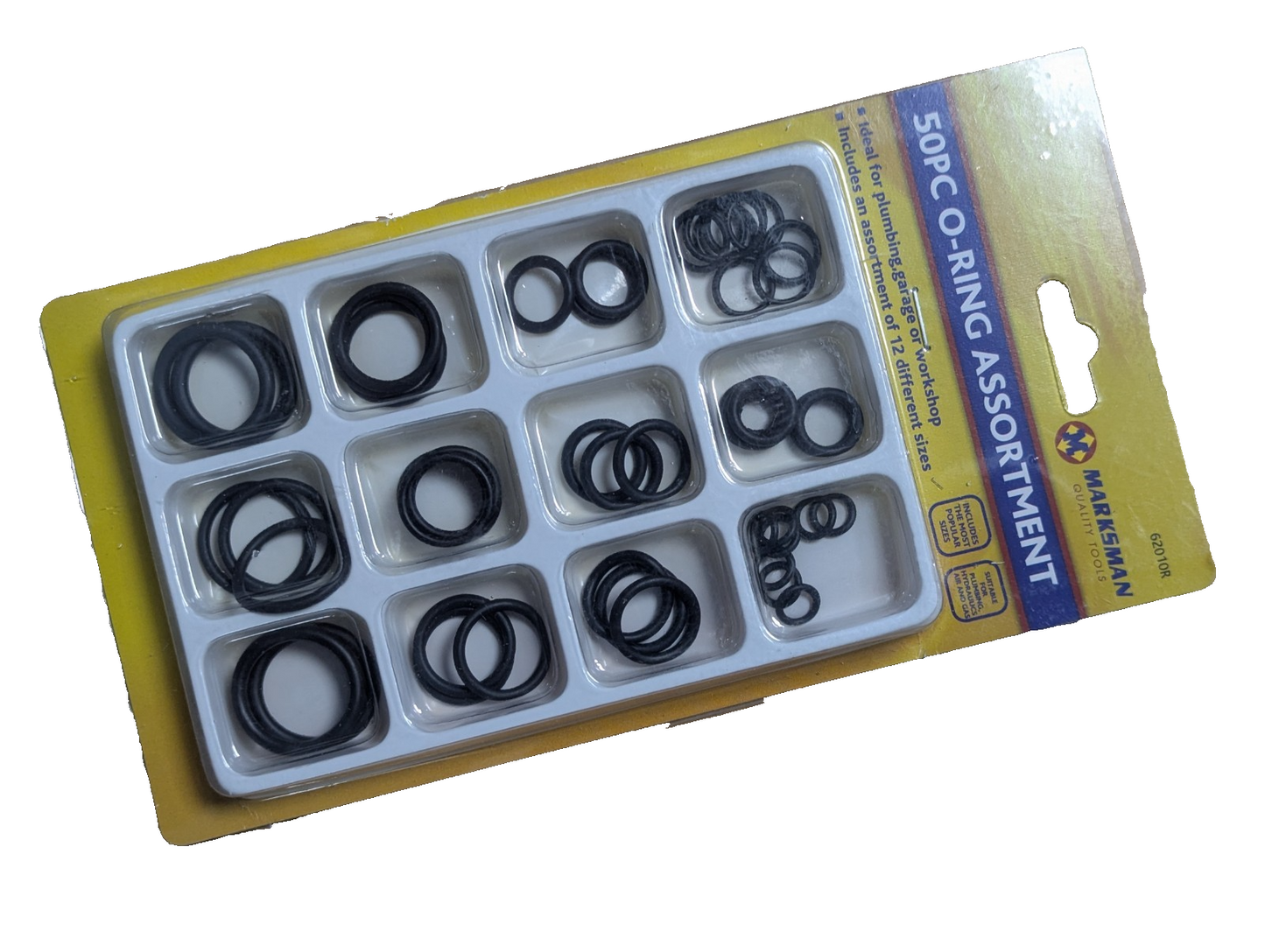 O Rings Rubber Seal Set 50pcs Plumbing Hydraulic Air Tap Washer Repair Kit