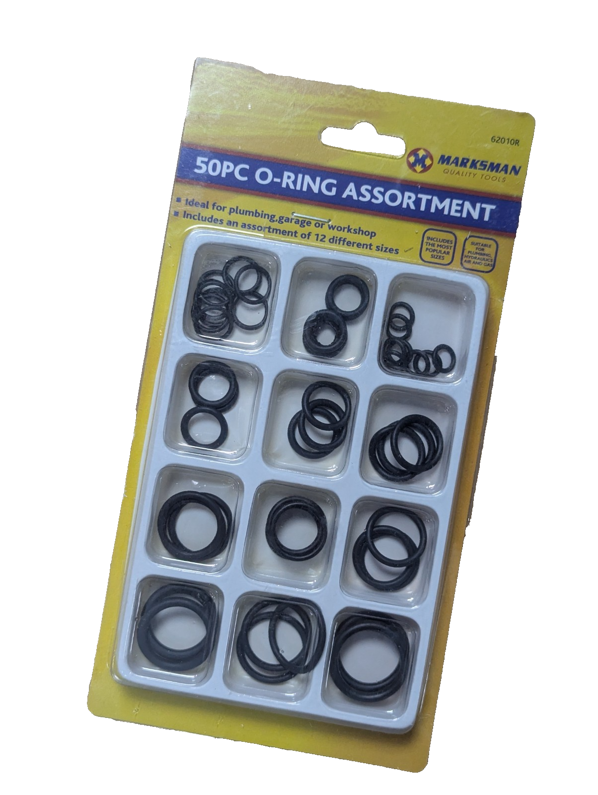 O Rings Rubber Seal Set 50pcs Plumbing Hydraulic Air Tap Washer Repair Kit
