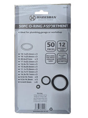 O Rings Rubber Seal Set 50pcs Plumbing Hydraulic Air Tap Washer Repair Kit Marksman