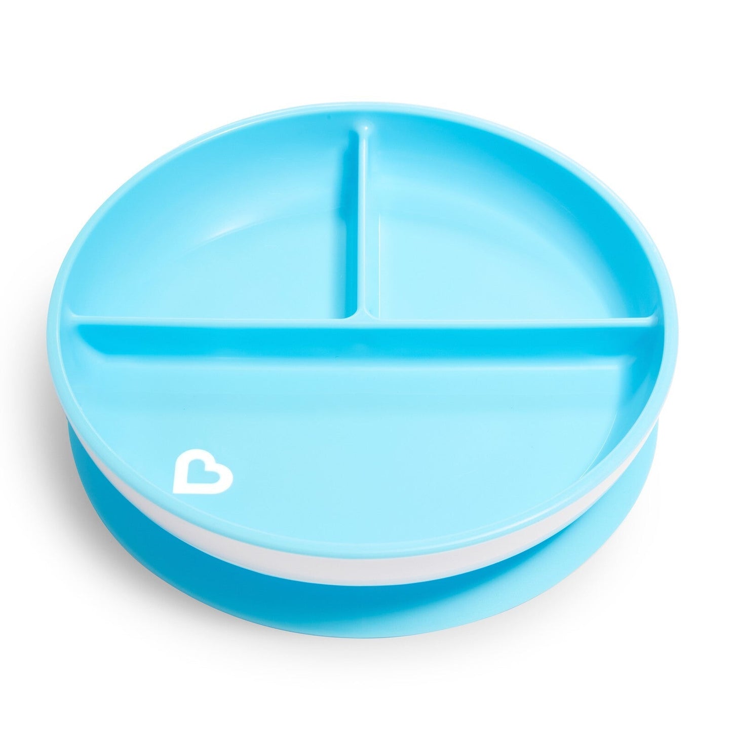 Munchkin Baby Toddler Stay Put Divided Suction Feeding Meal Plate 6m+ Munchkin