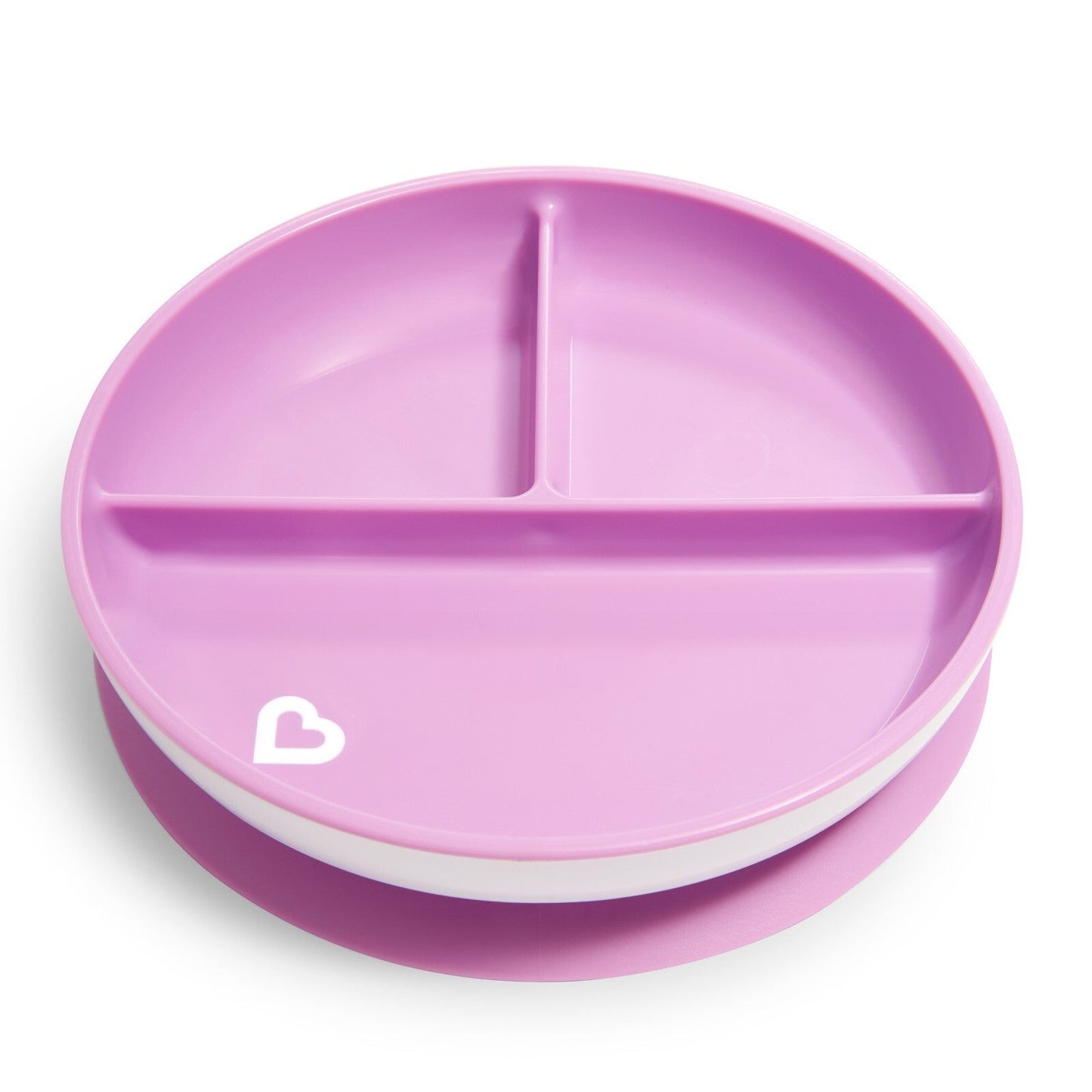 Munchkin Baby Toddler Stay Put Divided Suction Feeding Meal Plate 6m+ Munchkin