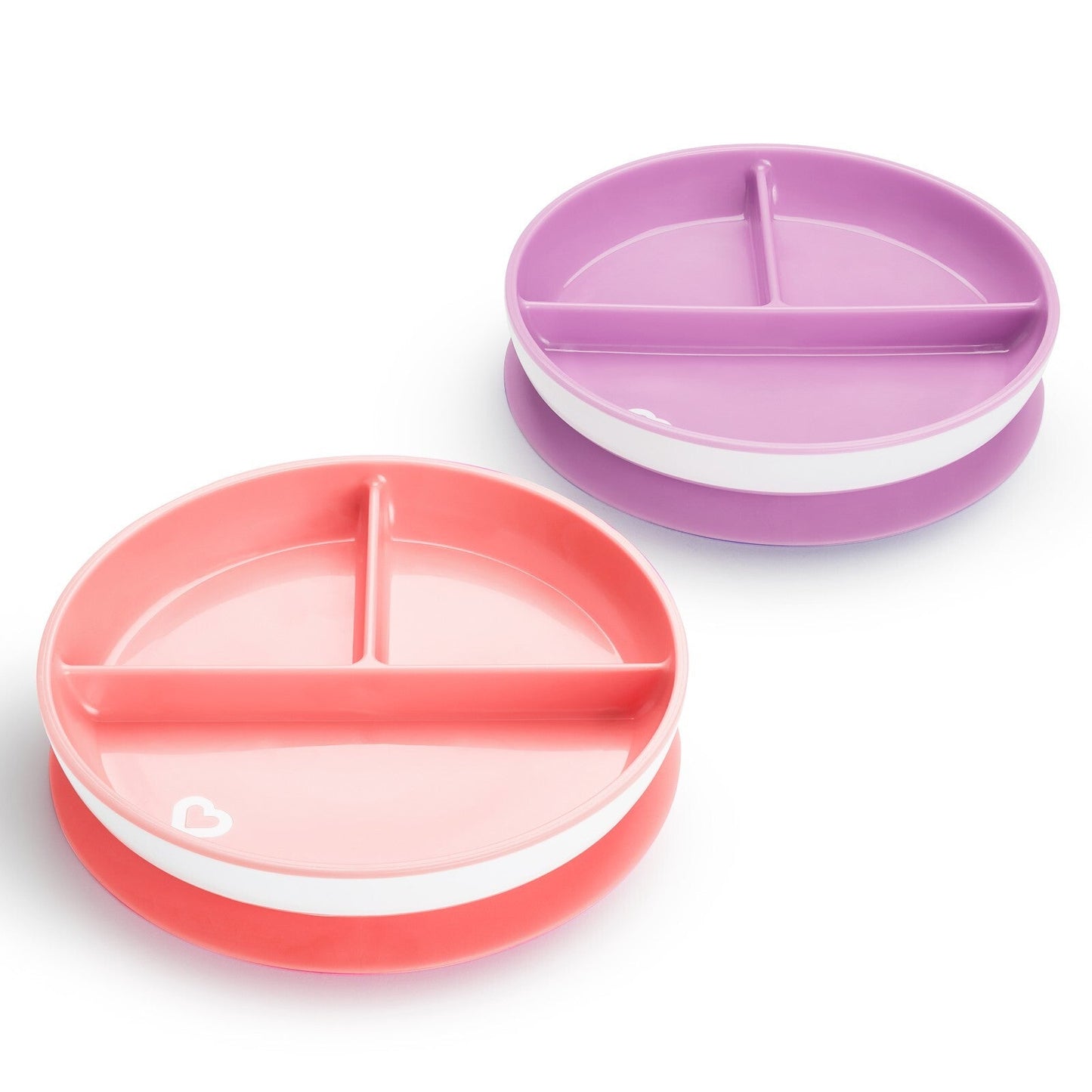 Munchkin Baby Toddler Stay Put Divided Suction Feeding Meal Plate 6m+ Munchkin