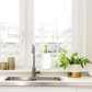 Glass Soap Dispensers Set 2pcs 17oz Clear Pump Bottles for Kitchen Bathroom