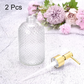 Glass Soap Dispensers Set 2pcs 17oz Clear Pump Bottles for Kitchen Bathroom